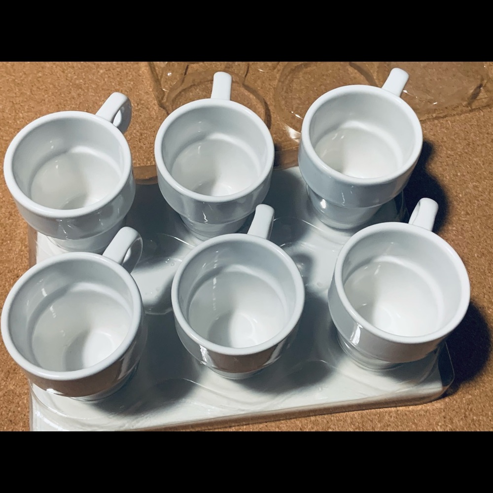 World Market Set of 6 Coffee Mugs